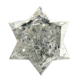 0.86 ct Star of David Diamond : G / I2