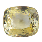 11.00 ct Fine Yellow Cushion Cut Natural Yellow Sapphire