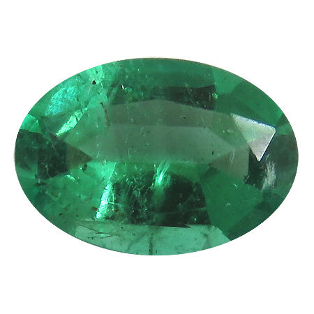 0.57 ct Rich Green Oval Natural Emerald