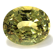 0.90 ct Brownish Yellow Oval Natural Yellow Sapphire