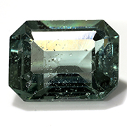 0.83 ct Greenish Blue Emerald Cut Natural Sapphire