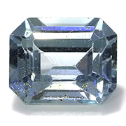 0.70 ct Light Blue Emerald Cut Natural Sapphire