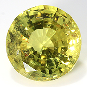 1.11 ct Fine Yellow Round Natural Yellow Sapphire