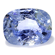 2.72 ct Light Blue Cushion Cut Natural Blue Sapphire