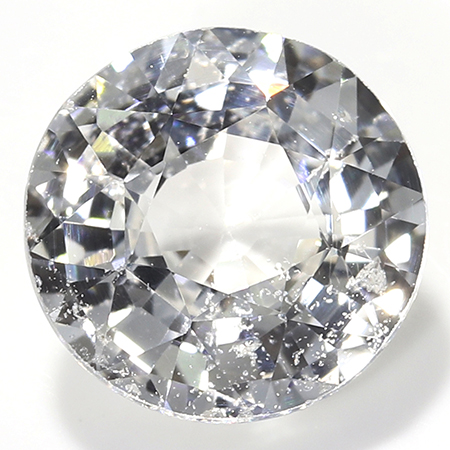 1.27 ct Round Yellow Sapphire : White