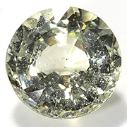 1.63 ct Light Yellow Round Natural Yellow Sapphire