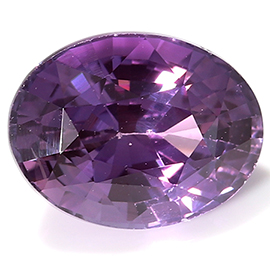 1.32 ct Oval Pink Sapphire : Pinkish Purple