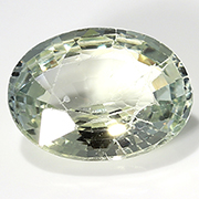 1.42 ct Light Green Oval Natural Green Sapphire