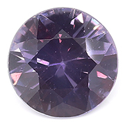 0.54 ct Pinkish Purple Round Natural Pink Sapphire