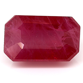 1.20 ct Red Emerald Cut Natural Ruby