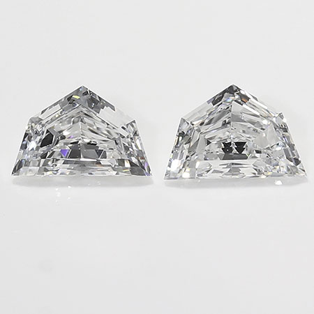 0.38 cttw Pair of Cadillac Natural Diamonds : E / VS1