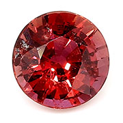 0.56 ct Rich Red Round Natural Ruby