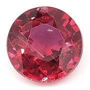 0.62 ct Rich Red Round Natural Ruby