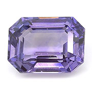 0.85 ct Purple Emerald Cut Natural Pink Sapphire