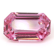 0.85 ct Royal Pink Emerald Cut Natural Pink Sapphire