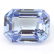 0.85 ct Fine Blue Emerald Cut Natural Blue Sapphire