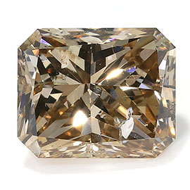 1.50 ct Radiant Diamond : Fancy Champagne / I1