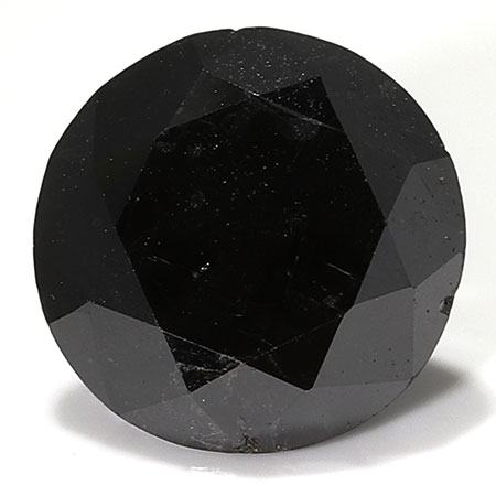 2.15 ct Round Natural Diamond : Enhanced Black Color