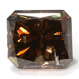 1.04 ct Radiant Diamond : Fancy Reddish Brown / I1