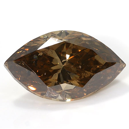 1.01 ct Marquise Diamond : Fancy Champagne / SI2