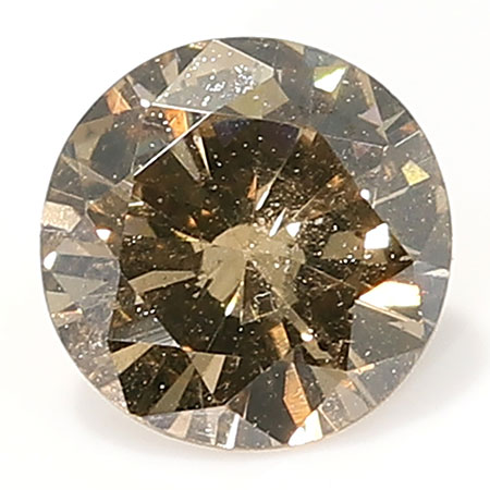 0.20 ct Round Diamond : Fancy Champagne / I1