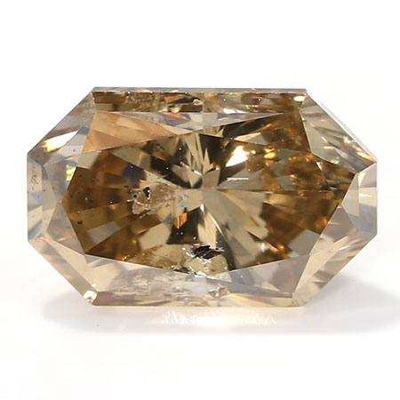 1.12 ct Radiant Diamond : Fancy Champagne / I1