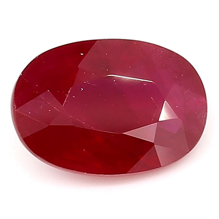 1.02 ct Rich Red Oval Natural Ruby