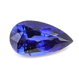 1.05 ct Rich Royal Blue Pear Shape Natural Blue Sapphire