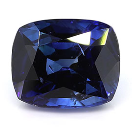 1.26 ct Royal Blue Cushion Cut Natural Blue Sapphire