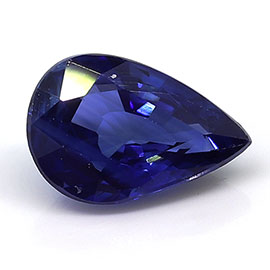 0.57 ct Royal Blue Pear Shape Natural Blue Sapphire