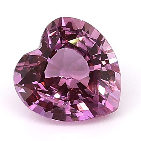 0.60 ct Rich Pink Heart Shape Natural Pink Sapphire