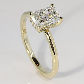 14K Yellow Gold Multi Stone Ring : 1.07 cttw Diamonds