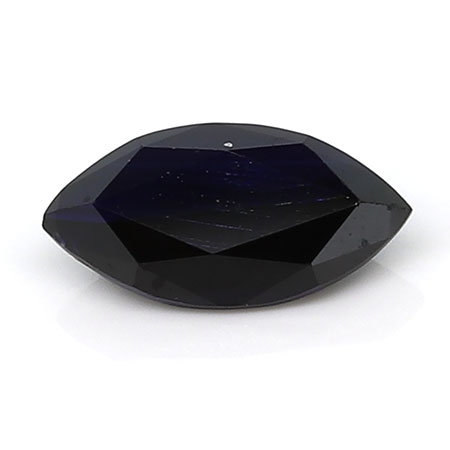 0.45 ct Marquise Blue Sapphire : Darkish Blue