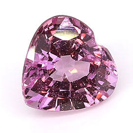 0.54 ct Heart Shape Pink Sapphire : Fine Pink