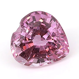 0.57 ct Heart Shape Pink Sapphire : Fine Pink