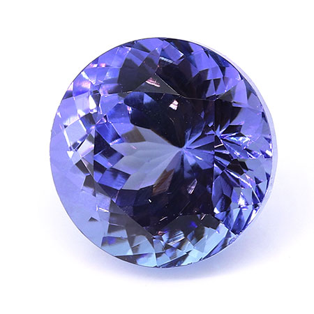 2.70 ct Round Natural Tanzanite : Violet Blue