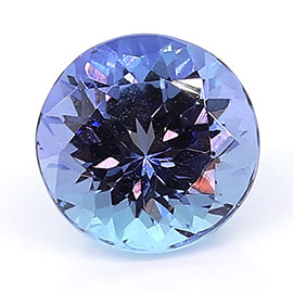 1.46 ct Round Natural Tanzanite : Violet Blue