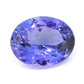 2.32 ct Oval Natural Tanzanite : Violet Blue