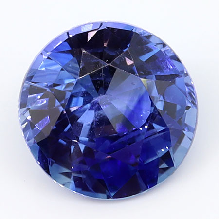 1.50 ct Round Natural Blue Sapphire : Rich Blue