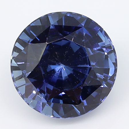 1.18 ct Round Natural Blue Sapphire : Rich Blue