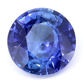 1.18 ct Round Natural Blue Sapphire : Rich Blue