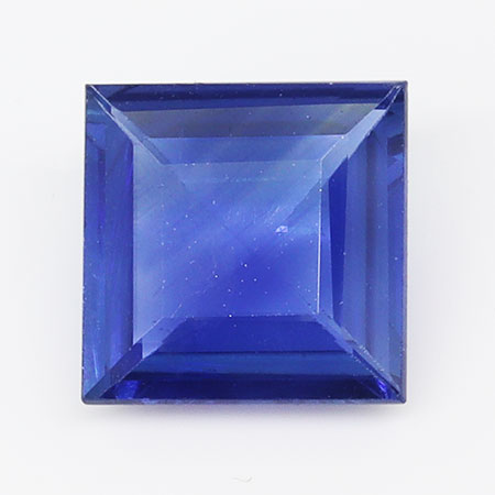 1.54 ct Princess Cut Natural Blue Sapphire : Fine Blue