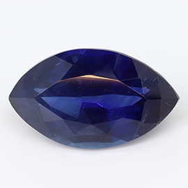 2.41 ct Marquise Natural Blue Sapphire : Rich Blue