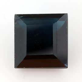 1.20 ct Princess Cut Natural Blue Sapphire : Darkish Blue