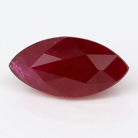 1.63 ct Marquise Natural Ruby : Rich Red