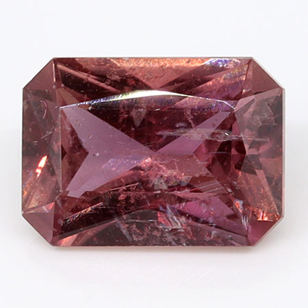 1.17 ct Radiant Natural Pink Sapphire : Pinkish Purple