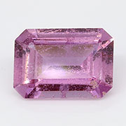 0.99 ct Rich Pink Emerald Cut Natural Pink Sapphire