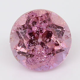 0.51 ct Round Natural Pink Sapphire : Rich Pink