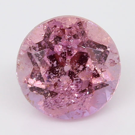 0.51 ct Round Natural Pink Sapphire : Rich Pink