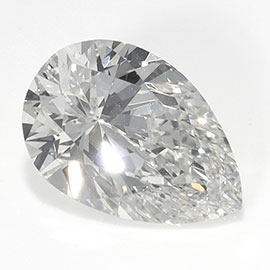 0.56 ct Pear Shape Natural Diamond : I / VVS2